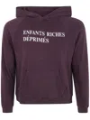 Enfants Riches Deprimes Enfants Riches Déprimés Classic Logo Shrunken Hoodie Clothing In Purple
