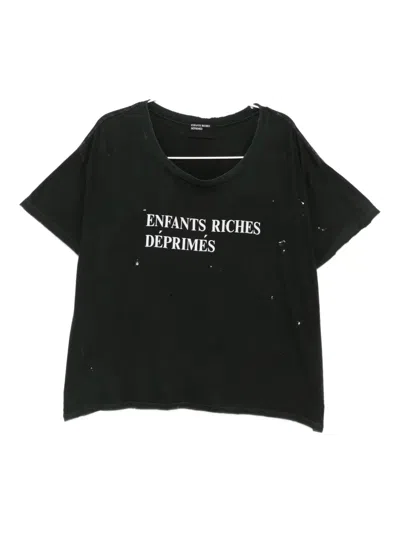 Enfants Riches Deprimes Classic Logo T-shirt In Black