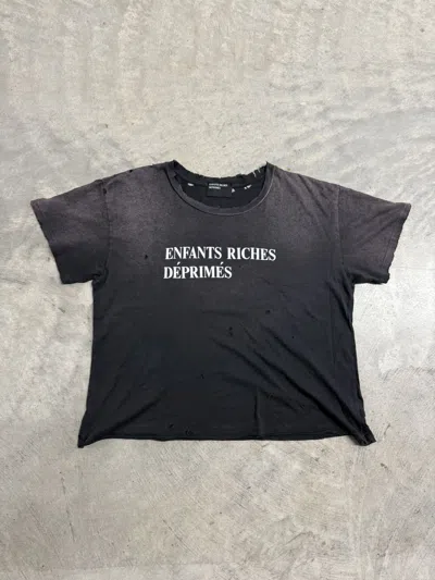 Pre-owned Enfants Riches Deprimes Enfants Riches Déprimés Classic Logo T-shirt In Black