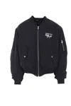 Enfants Riches Deprimes Enfants Video Bomber Jacket With Zip In Black In Black