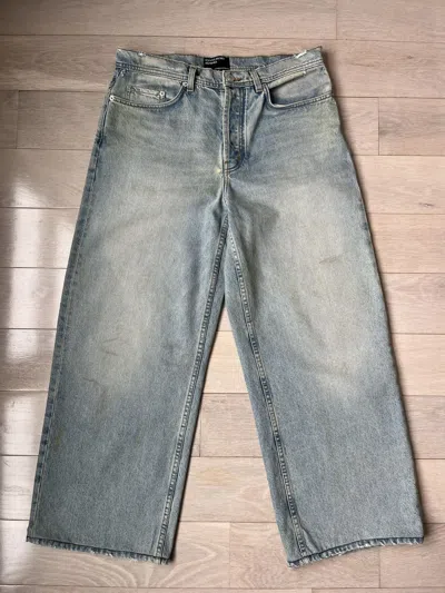 Pre-owned Enfants Riches Deprimes Corpse Pose Jeans 34 In Blue