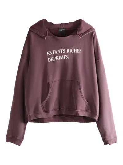 Enfants Riches Deprimes Cotton Hoodie In Pink