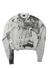 Enfants Riches Deprimes Cotton Knit Sweater In Gray