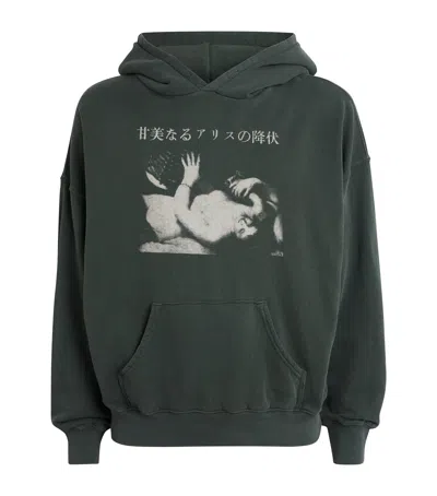 Enfants Riches Deprimes Cotton Sweet Surrender Of Alice Hoodie In Green