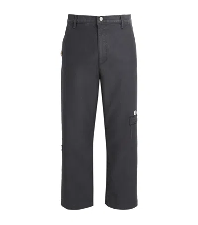 Enfants Riches Deprimes Cotton Swiss Auto Dicky Trousers In Gray