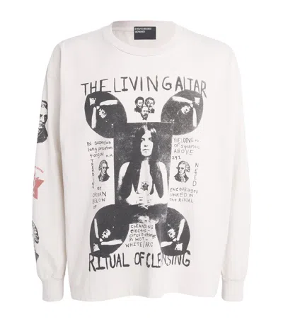 Enfants Riches Deprimes Cotton The Living Altar Long-sleeve T-shirt In White