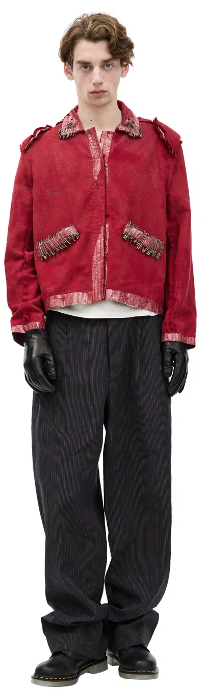 Enfants Riches Deprimes Couture Deconstructed Jacket In Multi