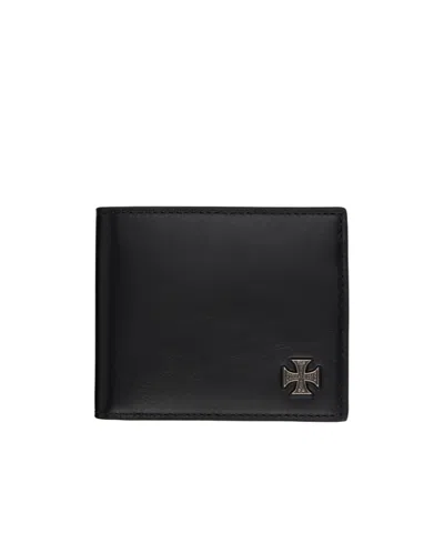 Enfants Riches Deprimes Cross-emblem Wallet In Black