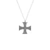 Enfants Riches Deprimes Cross Logo Necklace In Metallic