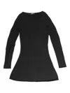 Enfants Riches Deprimes Cross-stitch Knit Dress In Black