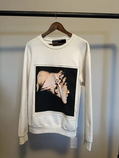 Pre-owned Enfants Riches Deprimes Cy Twombly Sweater In White