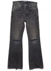 Enfants Riches Deprimes Flared Denim Cotton Jeans In Black