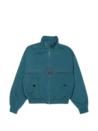 Enfants Riches Deprimes Discipline Logo-embroidered Shell Track Jacket In Blue