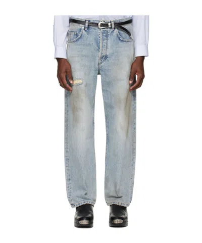 Enfants Riches Deprimes Distressed Denim Jeans In Blue