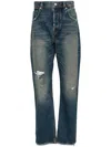 Enfants Riches Deprimes Distressed Washed T-shirt In Blue