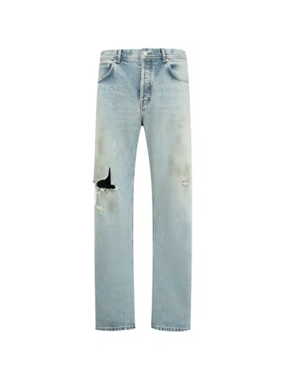 Enfants Riches Deprimes Distressed-finish Jeans In Blue