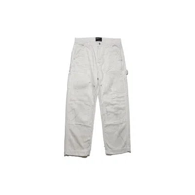 Enfants Riches Deprimes Double Knee Paint Pants In White