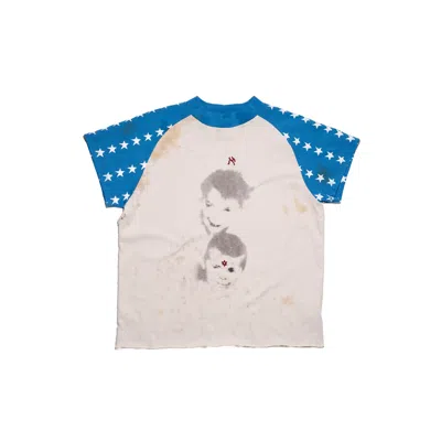 Enfants Riches Deprimes Down Syndrome Aleph Graphic-print T-shirt In White