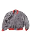 Enfants Riches Deprimes Embroidered Bomber Jacket In Gray