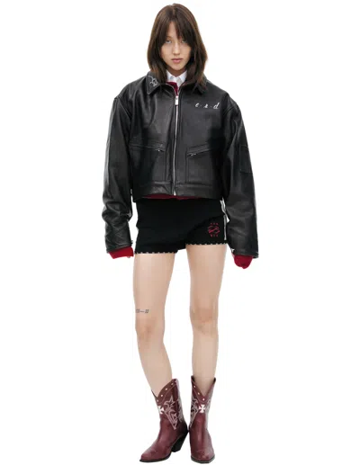 Enfants Riches Deprimes Embroidered Logo Jacket In Black