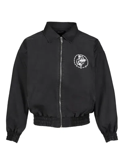 Enfants Riches Deprimes En Chaine Graphic-print Bomber Jacket In Blue