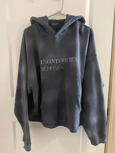 Pre-owned Enfants Riches Deprimes Erd 22fwwashed Sweater In Black