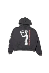 Enfants Riches Deprimes Dark Grey Hoodie With Print In Gray
