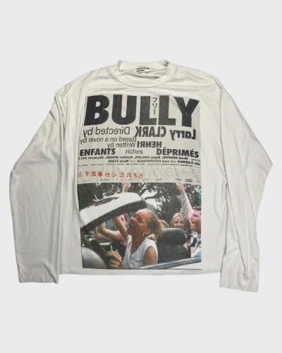 Pre-owned Enfants Riches Deprimes Erd Bully Long Sleeve Tee T Shirt In White