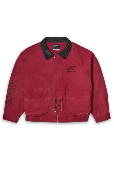 Enfants Riches Deprimes Erd Constructivist Hunting Jacket Red