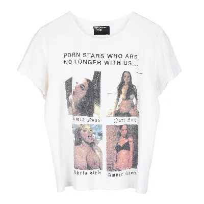 Pre-owned Enfants Riches Deprimes Erd Pornstars Who Are No Longer With Us T-shirt In White