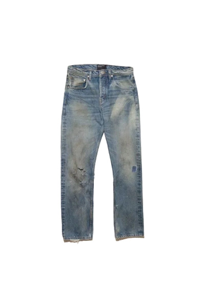 Enfants Riches Deprimes Erd Straight Leg Jeans In Blue