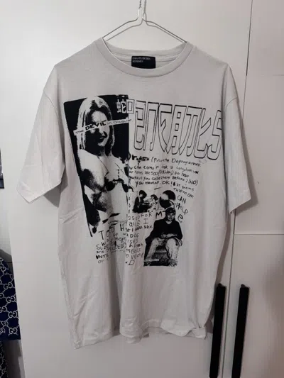 Pre-owned Enfants Riches Deprimes Erd T Shirt Devil In Disguise. Size L In White