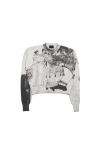 Enfants Riches Deprimes The Ballroom Dance Printed Cotton-blend Sweater In White