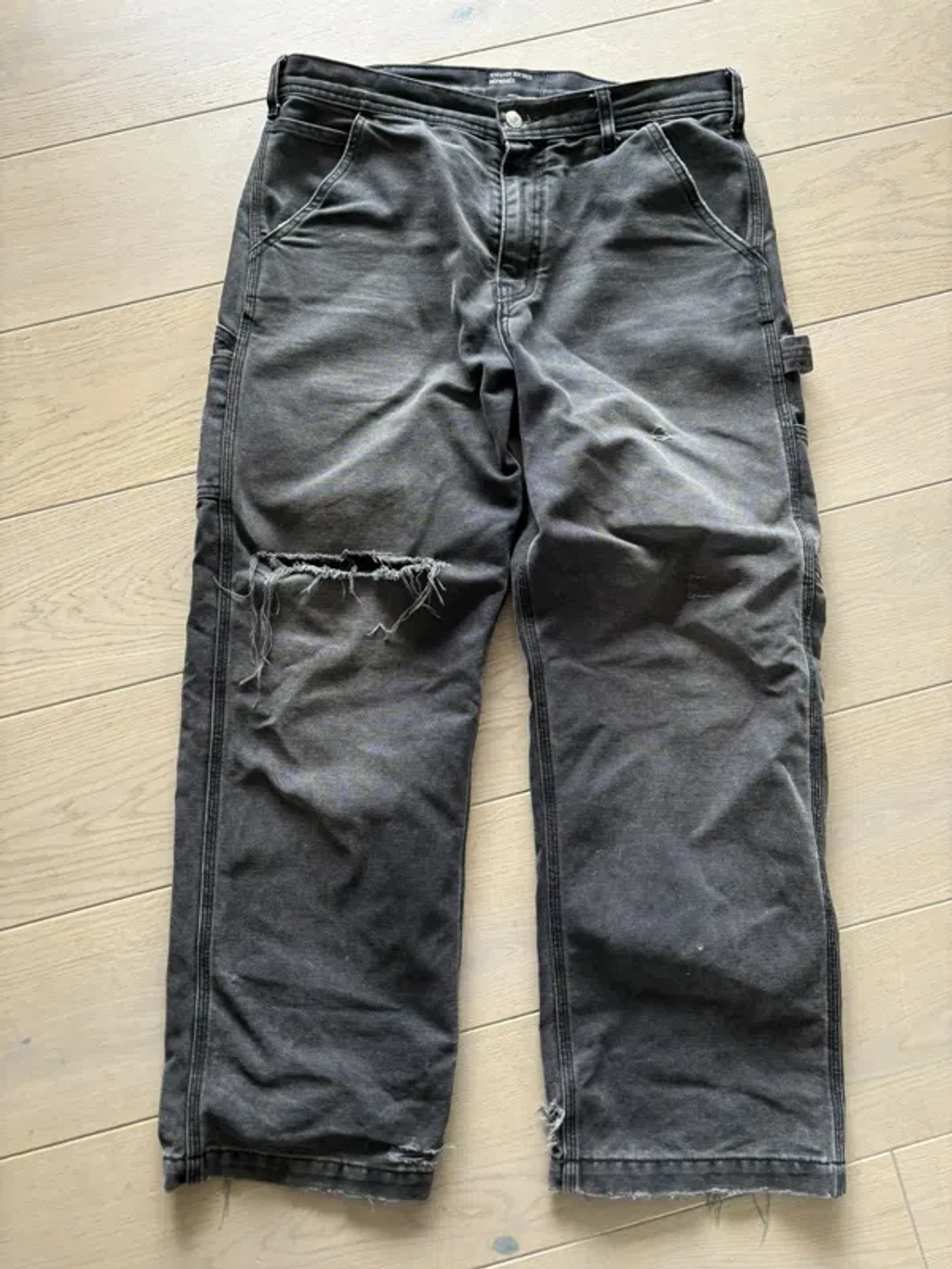 Pre-owned Enfants Riches Deprimes Faded Black Erd Patch Distressed
