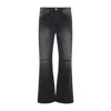 Enfants Riches Deprimes Flared Denim Cotton Jeans In Black