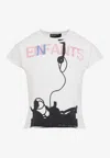 Enfants Riches Deprimes Forget To Answer Shrunken T-shirt In White