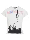 Enfants Riches Deprimes Forget To Answer Shrunken T-shirt In White