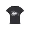 Enfants Riches Deprimes Graphic Print Cotton T-shirt With Artistic Detailing In Black