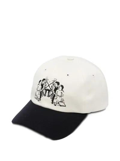 Enfants Riches Deprimes Graphic-embroidered Baseball Cap In White