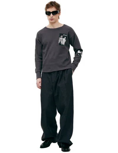 Enfants Riches Deprimes Grey Longsleeve With Patches