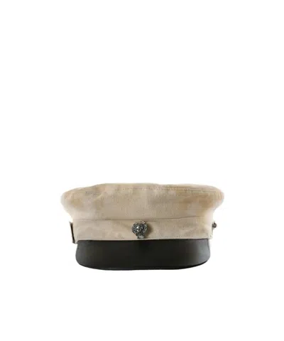 Enfants Riches Deprimes Hat With A Leather Brim In Brown