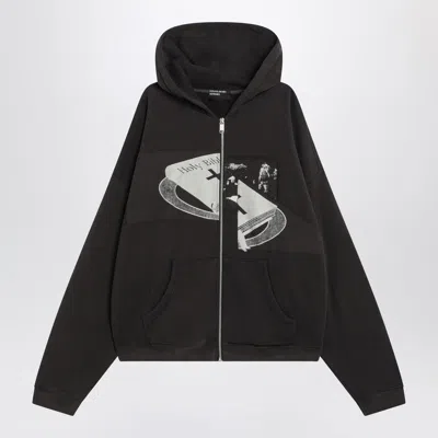 Enfants Riches Deprimes Holy Bible Assemblage Black Vintage-effect Sweatshirt