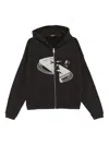 Enfants Riches Deprimes Holy Bible Assemblage Printed Cotton-jersey Zip-up Hoodie