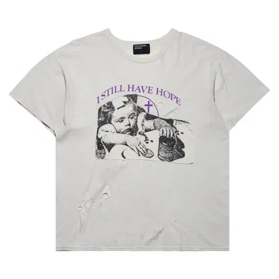 Pre-owned Enfants Riches Deprimes Enfants Riches Déprimés I Still Have Hope Assemblage T-shirt 'ivory/purple' | Men's Size Xxl