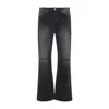Enfants Riches Deprimes Flared Denim Cotton Jeans In Black