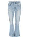 Enfants Riches Deprimes Denim Trousers With Belt Loops In Blue