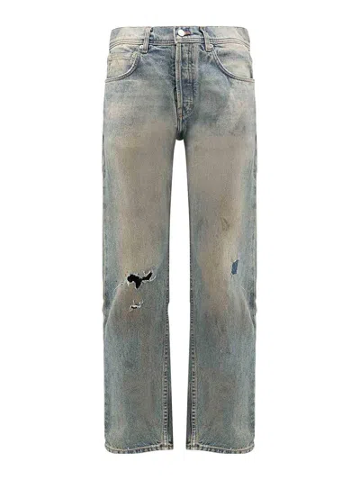 ENFANTS RICHES DEPRIMES JEANS STRAIGHT LEG EFFETTO DESTROYED