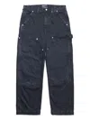 Enfants Riches Deprimes Knee-patch Striped-pattern Pants