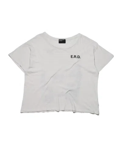 Enfants Riches Deprimes Knitted Short-sleeved T-shirt In White