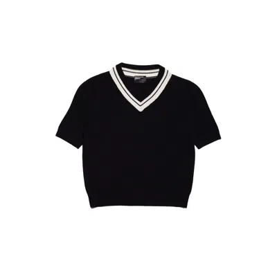 Enfants Riches Deprimes Larry Knit Sweat V-neck Sweater In Black
